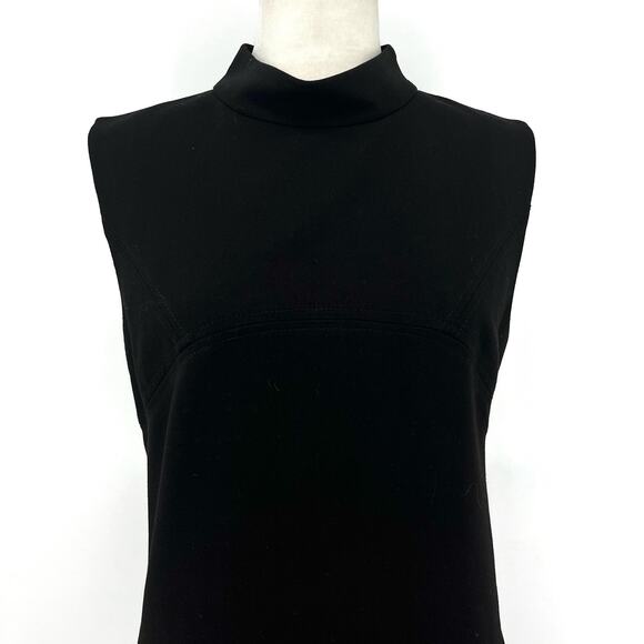 Rachel Roy Womens Mini Shift Dress, Black Pockets (M) - Picture 3 of 8